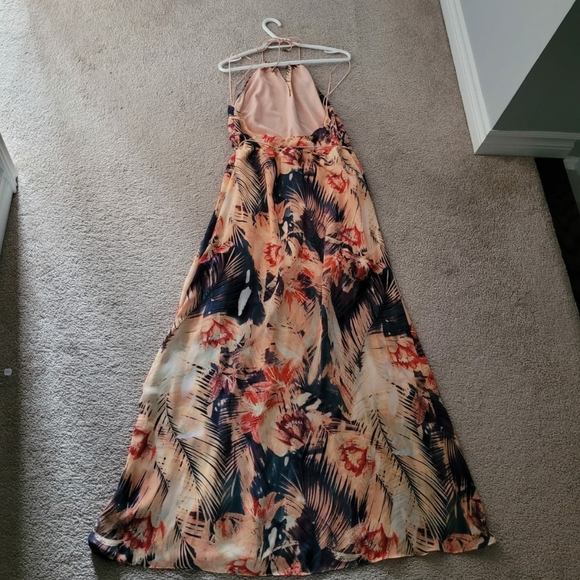 Guess Halter Dress Floral Multi Sz M - Picture 10 of 10